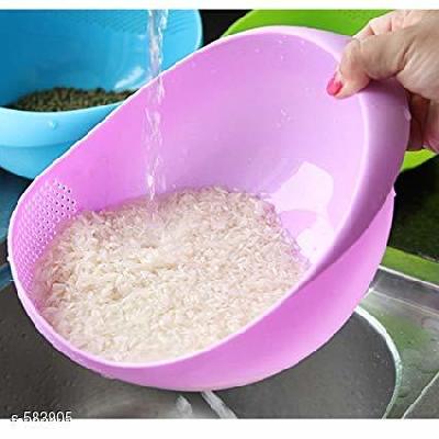 Multi-Function With Integrated Colander Mixing Bowl Washing Rice, Vegetables And Fruits Drainer