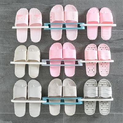 Multi Function Folding Slippers shoes Hanger Organizer Rack