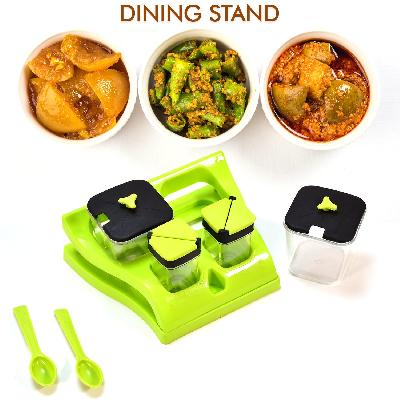 Pickle Container Chutney Mukhwas Tray Masala Tray Dining Spice Stand(0078)