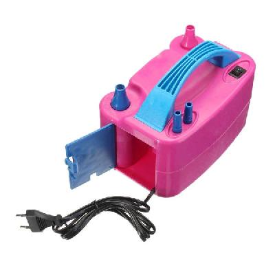 Portable Dual Nozzle Electric Balloon Blower Pump Inflator(1599)
