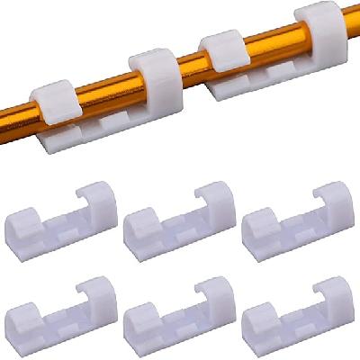 Self Adhesive Cable Clips Wire Manage Holder Sticky Mount-Round Plastic Cable Cord(1761)