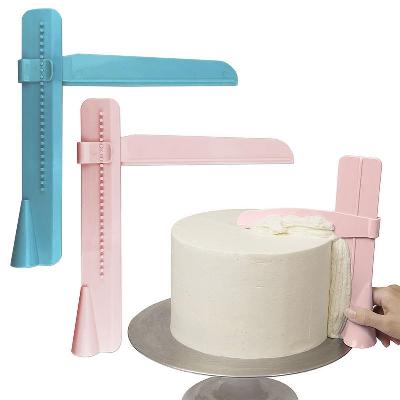 Side Scraper for Cake with Edge Cake Decorating Tools (4 pack)1086