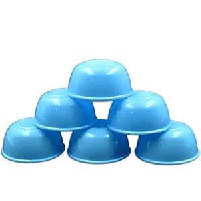 Small Plastic Bowl Set, Microwave Safe Unbreakable, Set of 6(2425)