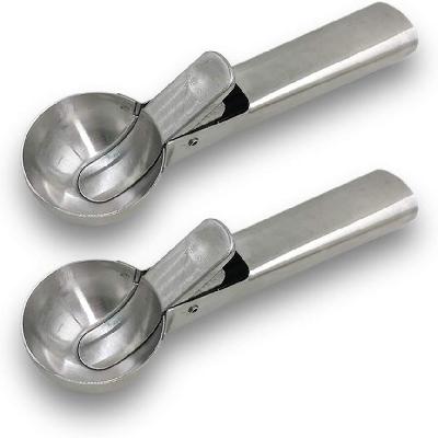 Stainless Steel Ice Cream Scoop, Best Good Grip Ice Cream Spoon(2490)