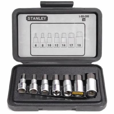 7Pc 1/2 Sq. Dr. Hex Bit Socket Set