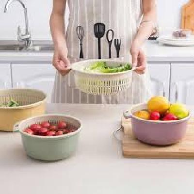 2 In 1 Multi Function Filter Basket Bowl Set