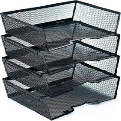 4 Tier Metal Mesh File