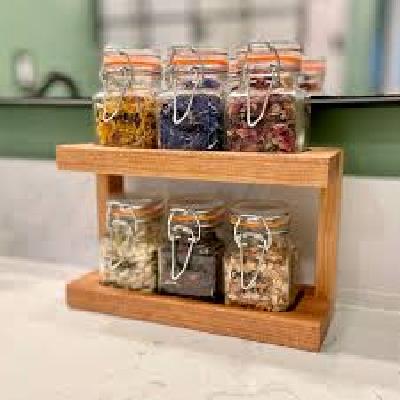 6 Jar Spice Rack