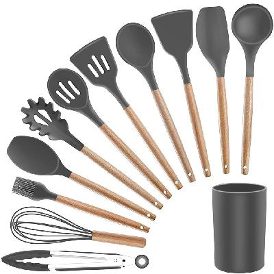 6 Pcs/Set Nylon Heat-Resistant Nonstick Spoon Spatula Turner Scoop Kitchen Cooking Utensil Tools Set