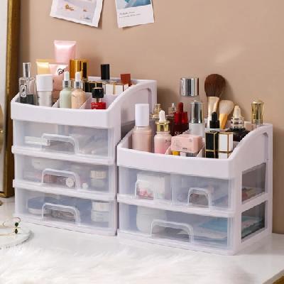 Plastic Cosmetic Storage Box Organizers