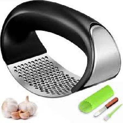 Stainless Steel Garlic Press