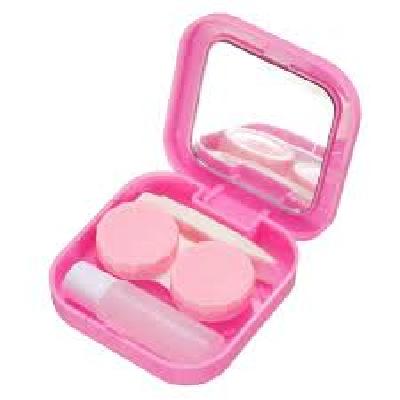 TRAVEL STORAGE CONTACT LENS CASE MIRROR BOX