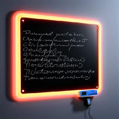 LED Writing Board