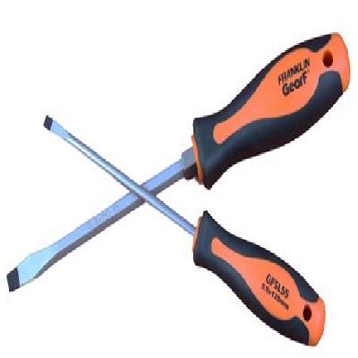 Light Handle Flat Tip Screwdriver