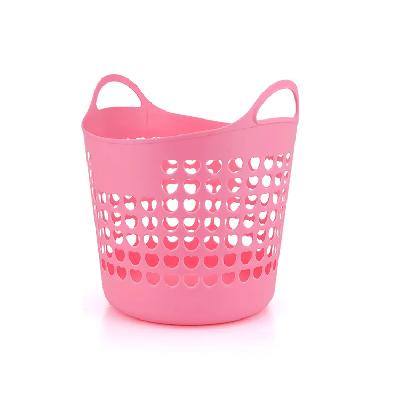 Easy Laundry Clothes Flexible Hamper Bag With Side Pocket