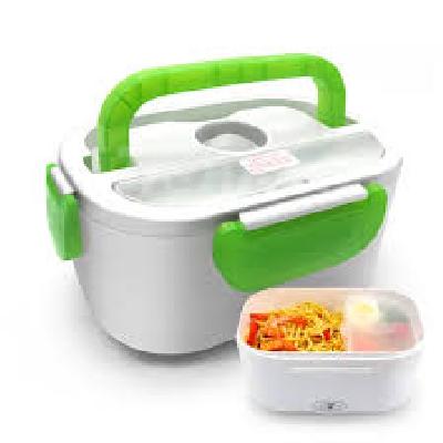 High Quality Portable Electric Heatable Lunch Box With Spoon