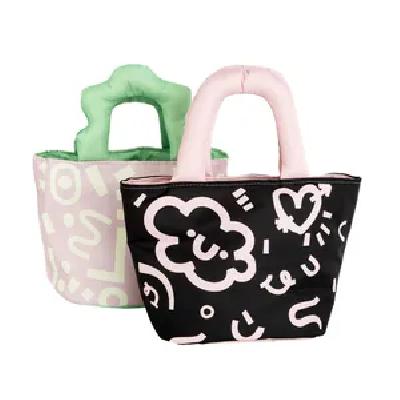 Shopper52 Canvas Thermal Insulated Lunch Box Lunch Tote Bag Small Lunch Bag-LUNCHBAGSPORT