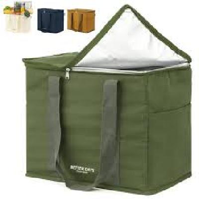 Shopper52 Lunch Box for Girls and Boys Lunch Bags Travel Purpose Canvas Insulated Bag - TRHUGZIP