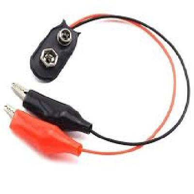 Battery Charging Link Lead Coated MS Crocodile Clip