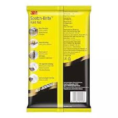 3M IE110101425 Scotch Brite All Rounder Hand Pad, 9 inch x 6 inch, Pack of 5