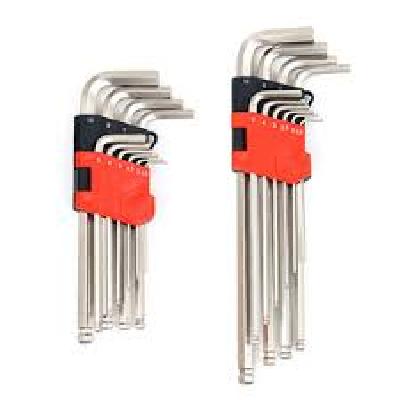 9 Pieces Allen Key Set - Silver