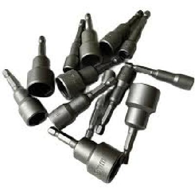 Magnetic Nut Socket M8 x 45 mm Length Metal Hex Socket - 5 Pcs