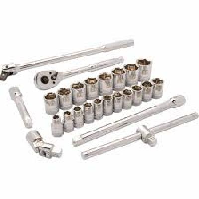 BLPATSM3824_3/8inches Drive Socket Set, 24pcs