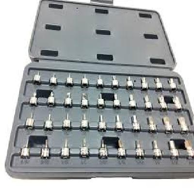 BLPBSS40 1/4inches Drive Stubby Bit Socket Set, 40pcs