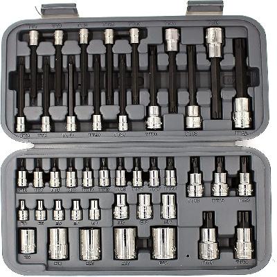 BLPTSSC43_1/4inch, 3/8inch and 1/2inch Drive Torx Bit Socket Set, 43pcs