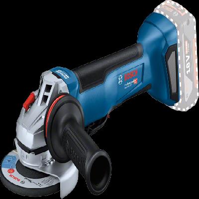 Bosch Professional Gws 18v-10 Cordless Small Angle Grinder (brushless Motor, 100mm) (blue)