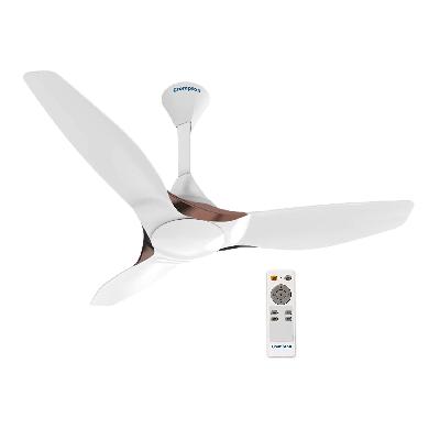 Crompton Plastic Silent Pro Enso 1200 Mm Activ Bldc Ceiling Fan With Remote (Chestnut Wood, Brown)