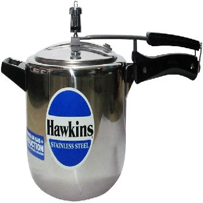 Hawkins Stainless Steel Induction Compatible Pressure Cooker, 6 Litre, Silver (hss60)