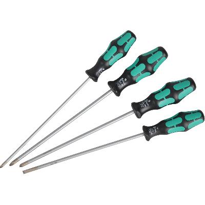 4 Piece Long Reach Screwdriver Set