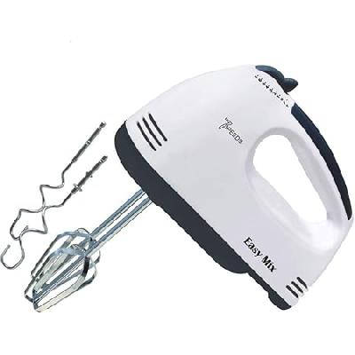 180WATT White Scarlett Hand Mixer Egg Beater, For Personal And Kitchen