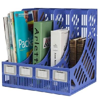 4 Layer File Stand for Magazine Case Paper Letter Books Holder Desk Organizer for Home and Office