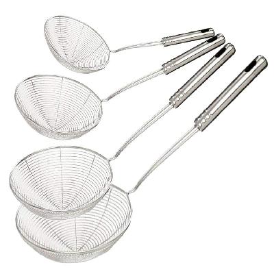 Frying Strainer DEEP Fry MESH Strainer JHARA Puri Strainer (13CM For Small Pan