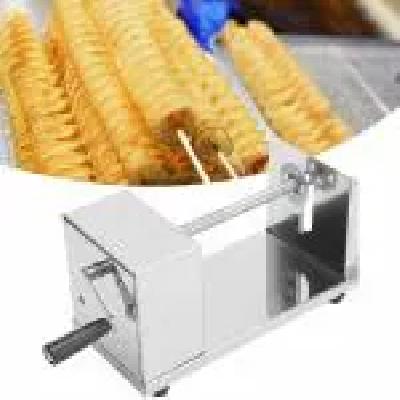 Manual Stainless Steel Potato Spiral Slicer Cutter Twister Maker Machine
