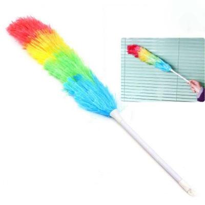 Multicolor Microfiber Dust Cleaner With Handle, For Cleaning