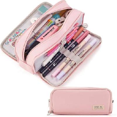 Pencil Case Large Capacity With Compartments Tank Pen Pouch Holder