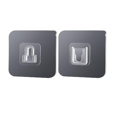 Self Adhesive Plastic Double Side Hook