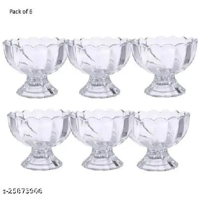 Serving Dessert Bowl Ice Cream Salad Fruit Bowl - 6pcs