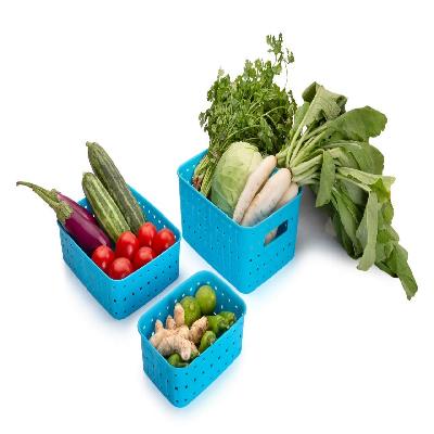 062 Smart Baskets for Storage(Set Of 3) Multicolor
