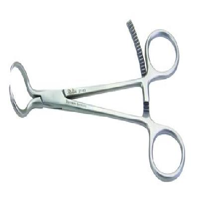 Reduction Bone Holding Forceps Serrated With Ratchet