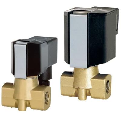 Solenoid-operated, 2 2-way Seat-valve