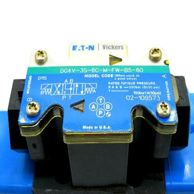 Eaton-Vickers DG5S-8-6C-T-M-X2-ER4-30 with DG4V-3S-6C-M-X2-ER4-60