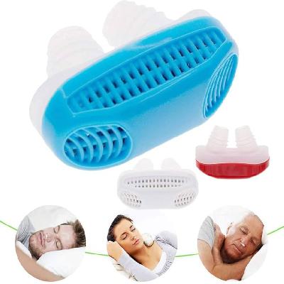 2 In 1 Silicone Anti-Snoring Clip Air Purifier