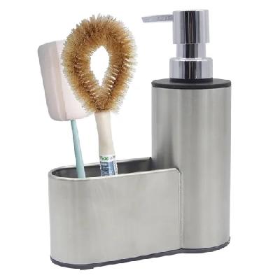 2 Pcs Sink Tidy For Kitchen Bathroom With Soap Pump