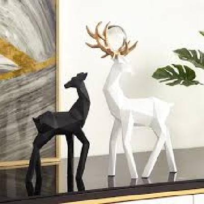 Deer Tray White
