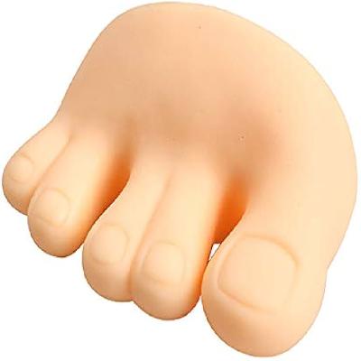 Funny Cute Foot Toe Shaped Pen Pencil Toothbrush Holder