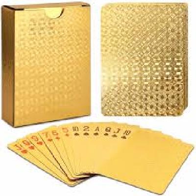 Gold Foil Playing Cards